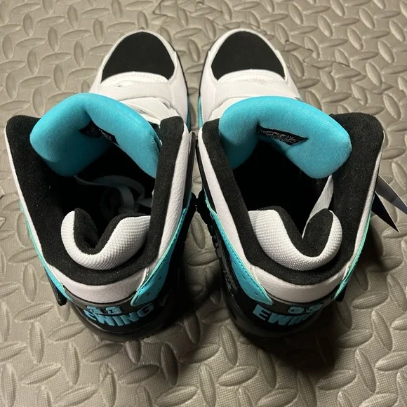 Ewing Athletics Rogue White Black Cyan Blue Patrick Ewing Basketball Sho… - Picture 3 of 13
